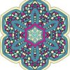 Vector Hoa Văn Cổ Điển, Mandala, Hoa Văn Tem Nhãn (187)