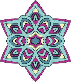 Vector Hoa Văn Cổ Điển, Mandala, Hoa Văn Tem Nhãn (189)