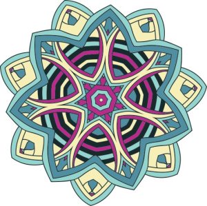 Vector Hoa Văn Cổ Điển, Mandala, Hoa Văn Tem Nhãn (193)