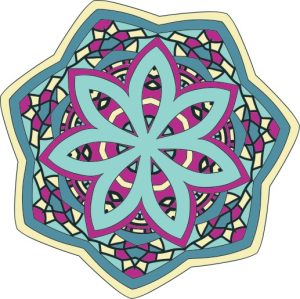 Vector Hoa Văn Cổ Điển, Mandala, Hoa Văn Tem Nhãn (200)
