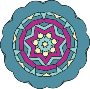 Vector Hoa Văn Cổ Điển, Mandala, Hoa Văn Tem Nhãn (201)