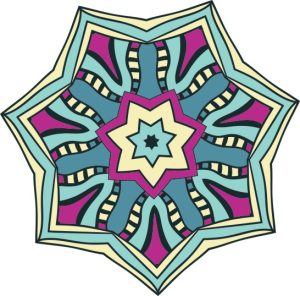 Vector Hoa Văn Cổ Điển, Mandala, Hoa Văn Tem Nhãn (202)