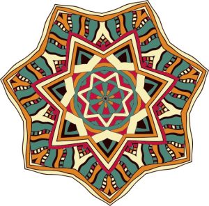 Vector Hoa Văn Cổ Điển, Mandala, Hoa Văn Tem Nhãn (205)