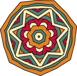 Vector Hoa Văn Cổ Điển, Mandala, Hoa Văn Tem Nhãn (211)