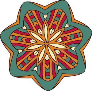 Vector Hoa Văn Cổ Điển, Mandala, Hoa Văn Tem Nhãn (212)