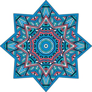 Vector Hoa Văn Cổ Điển, Mandala, Hoa Văn Tem Nhãn (216)
