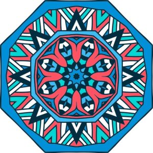 Vector Hoa Văn Cổ Điển, Mandala, Hoa Văn Tem Nhãn (217)