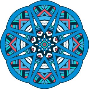 Vector Hoa Văn Cổ Điển, Mandala, Hoa Văn Tem Nhãn (218)