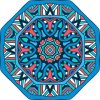 Vector Hoa Văn Cổ Điển, Mandala, Hoa Văn Tem Nhãn (219)