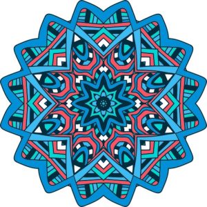 Vector Hoa Văn Cổ Điển, Mandala, Hoa Văn Tem Nhãn (220)