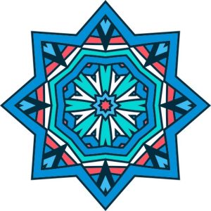 Vector Hoa Văn Cổ Điển, Mandala, Hoa Văn Tem Nhãn (222)