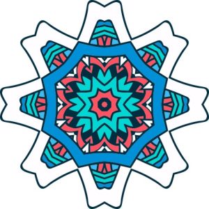 Vector Hoa Văn Cổ Điển, Mandala, Hoa Văn Tem Nhãn (224)