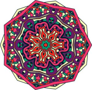 Vector Hoa Văn Cổ Điển, Mandala, Hoa Văn Tem Nhãn (228)