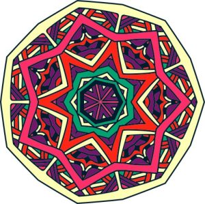 Vector Hoa Văn Cổ Điển, Mandala, Hoa Văn Tem Nhãn (235)