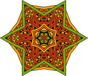 Vector Hoa Văn Cổ Điển, Mandala, Hoa Văn Tem Nhãn (238)