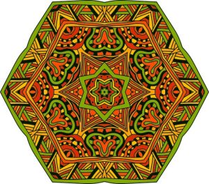 Vector Hoa Văn Cổ Điển, Mandala, Hoa Văn Tem Nhãn (239)