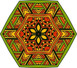 Vector Hoa Văn Cổ Điển, Mandala, Hoa Văn Tem Nhãn (242)