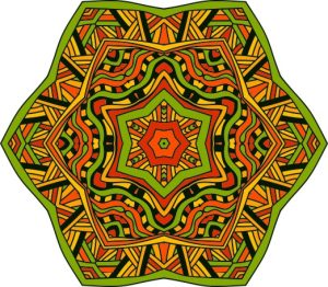 Vector Hoa Văn Cổ Điển, Mandala, Hoa Văn Tem Nhãn (244)