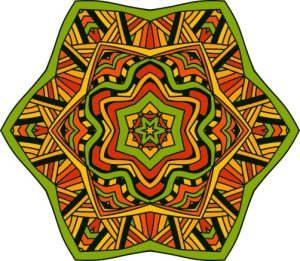 Vector Hoa Văn Cổ Điển, Mandala, Hoa Văn Tem Nhãn (245)