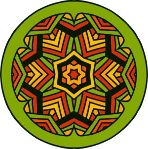 Vector Hoa Văn Cổ Điển, Mandala, Hoa Văn Tem Nhãn (246)