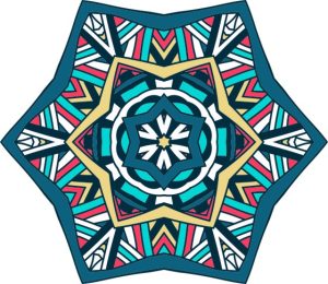 Vector Hoa Văn Cổ Điển, Mandala, Hoa Văn Tem Nhãn (250)