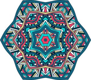 Vector Hoa Văn Cổ Điển, Mandala, Hoa Văn Tem Nhãn (257)