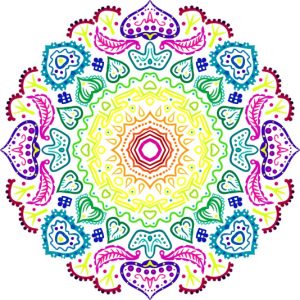 Vector Hoa Văn Cổ Điển, Mandala, Hoa Văn Tem Nhãn (260)