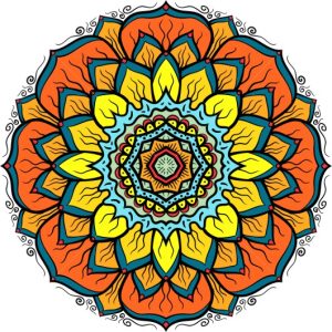 Vector Hoa Văn Cổ Điển, Mandala, Hoa Văn Tem Nhãn (262)