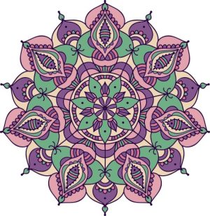Vector Hoa Văn Cổ Điển, Mandala, Hoa Văn Tem Nhãn (267)