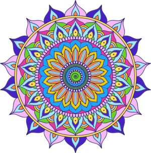 Vector Hoa Văn Cổ Điển, Mandala, Hoa Văn Tem Nhãn (268)
