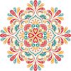 Vector Hoa Văn Cổ Điển, Mandala, Hoa Văn Tem Nhãn (270)