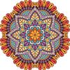 Vector Hoa Văn Cổ Điển, Mandala, Hoa Văn Tem Nhãn (272)
