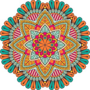 Vector Hoa Văn Cổ Điển, Mandala, Hoa Văn Tem Nhãn (273)