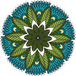 Vector Hoa Văn Cổ Điển, Mandala, Hoa Văn Tem Nhãn (274)