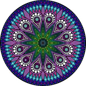 Vector Hoa Văn Cổ Điển, Mandala, Hoa Văn Tem Nhãn (276)