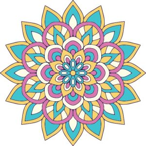 Vector Hoa Văn Cổ Điển, Mandala, Hoa Văn Tem Nhãn (278)
