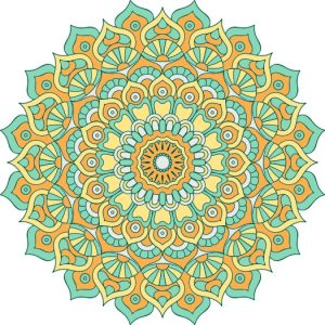 Vector Hoa Văn Cổ Điển, Mandala, Hoa Văn Tem Nhãn (279)