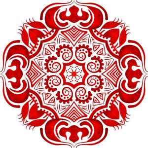 Vector Hoa Văn Cổ Điển, Mandala, Hoa Văn Tem Nhãn (28)