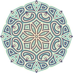 Vector Hoa Văn Cổ Điển, Mandala, Hoa Văn Tem Nhãn (281)