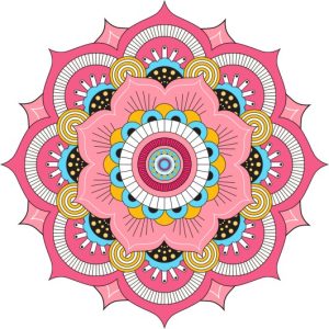 Vector Hoa Văn Cổ Điển, Mandala, Hoa Văn Tem Nhãn (285)