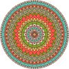 Vector Hoa Văn Cổ Điển, Mandala, Hoa Văn Tem Nhãn (287)
