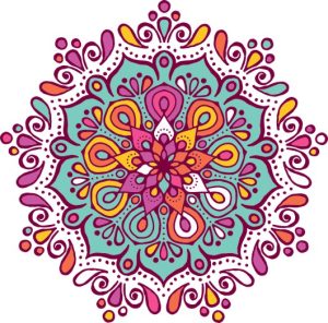 Vector Hoa Văn Cổ Điển, Mandala, Hoa Văn Tem Nhãn (291)