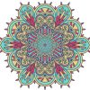 Vector Hoa Văn Cổ Điển, Mandala, Hoa Văn Tem Nhãn (293)