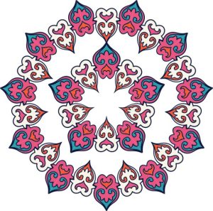 Vector Hoa Văn Cổ Điển, Mandala, Hoa Văn Tem Nhãn (295)