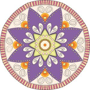 Vector Hoa Văn Cổ Điển, Mandala, Hoa Văn Tem Nhãn (296)