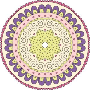 Vector Hoa Văn Cổ Điển, Mandala, Hoa Văn Tem Nhãn (299)