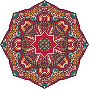 Vector Hoa Văn Cổ Điển, Mandala, Hoa Văn Tem Nhãn (3)