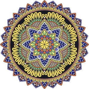 Vector Hoa Văn Cổ Điển, Mandala, Hoa Văn Tem Nhãn (302)