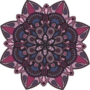 Vector Hoa Văn Cổ Điển, Mandala, Hoa Văn Tem Nhãn (306)