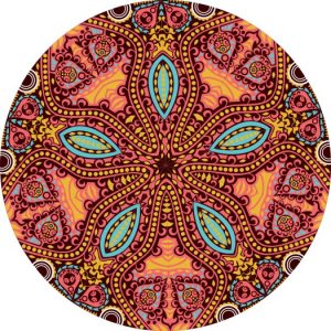 Vector Hoa Văn Cổ Điển, Mandala, Hoa Văn Tem Nhãn (312)